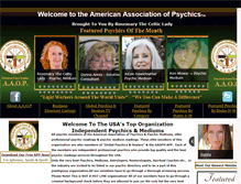 Tablet Screenshot of globalpsychicsandhealers.com